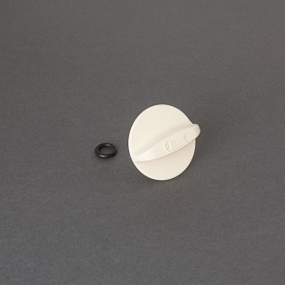 1 - White Fiamma Vent Knob Flyer KIT Camper Porthole